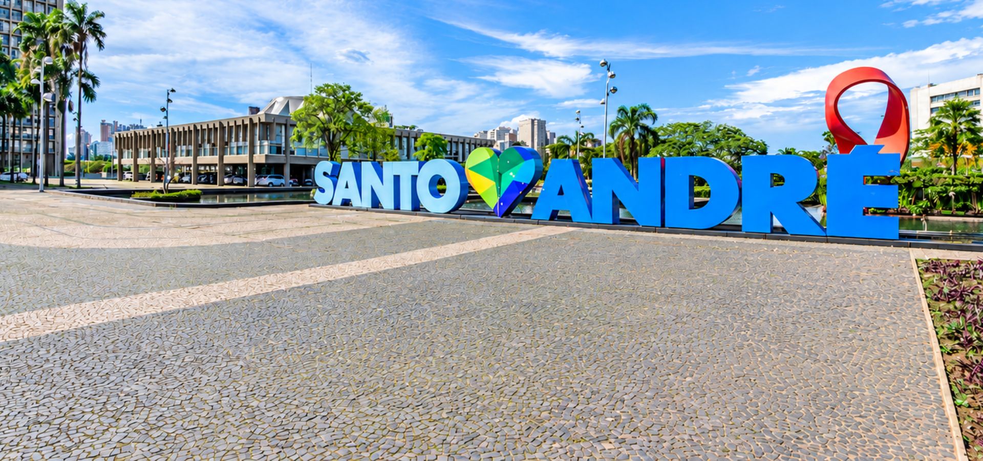Santo André, região atendida pela empresa VC Transporte Escolar